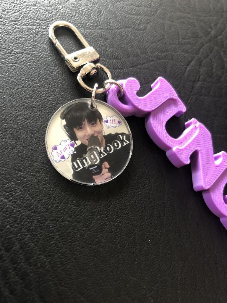 [USED] BTS Jungkook JK Drawstring Bag Single Rope Type