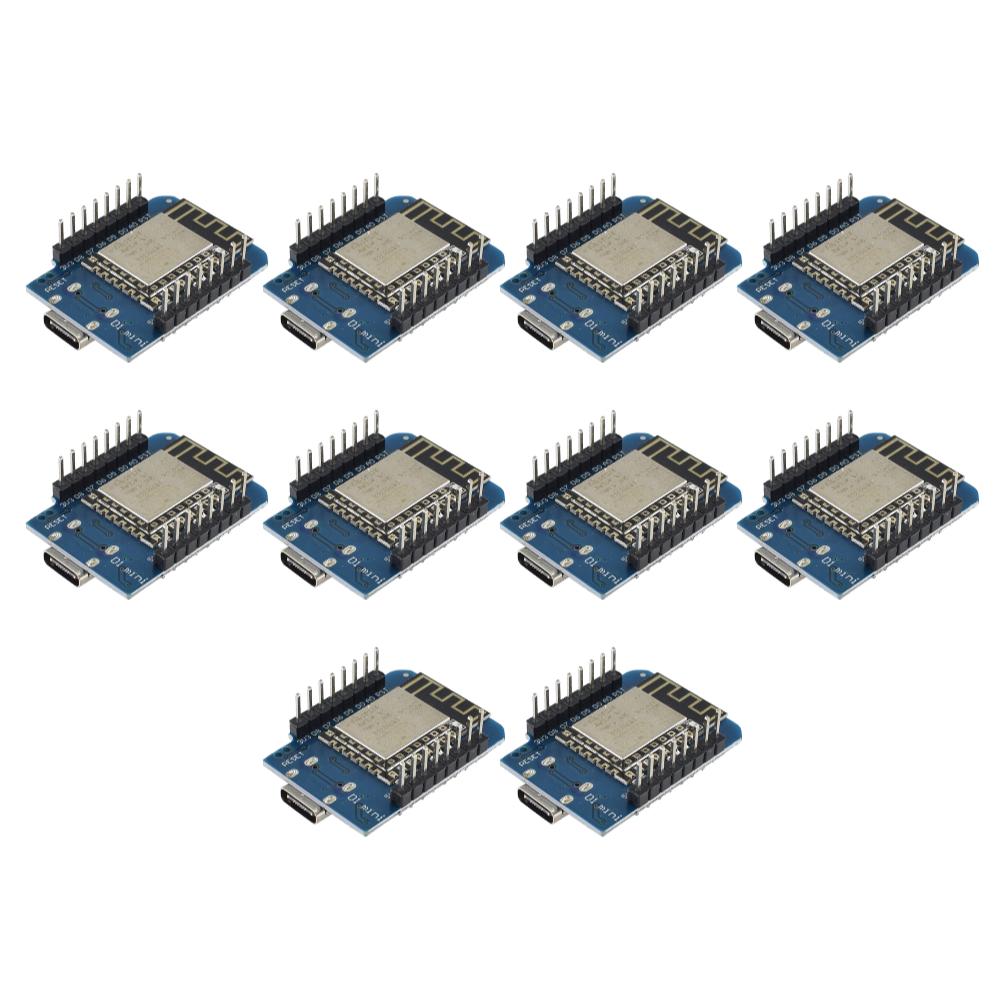 1-10PCS ESP8266 ESP-12F D1 Mini WIFI Development Board CH340 Type-C NodeMcu Lua WIFI Development Board Module For Arduino