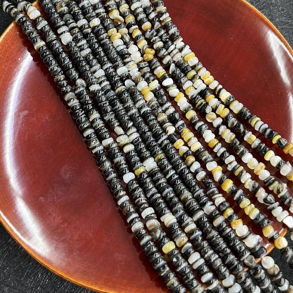 Natural Shell Beads, Fashion Handmade Irregular Loose Spacer Beads for Jewelry Making DIY Necklace, Bracelet, and Anklet Accessories, Crafts 38cm