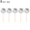 DIY Disco Ball Cupcake Toppers Cake Decoration Mini Mirror Disco Ball Light Reflective Glass Ball Wedding Party Christmas Decor