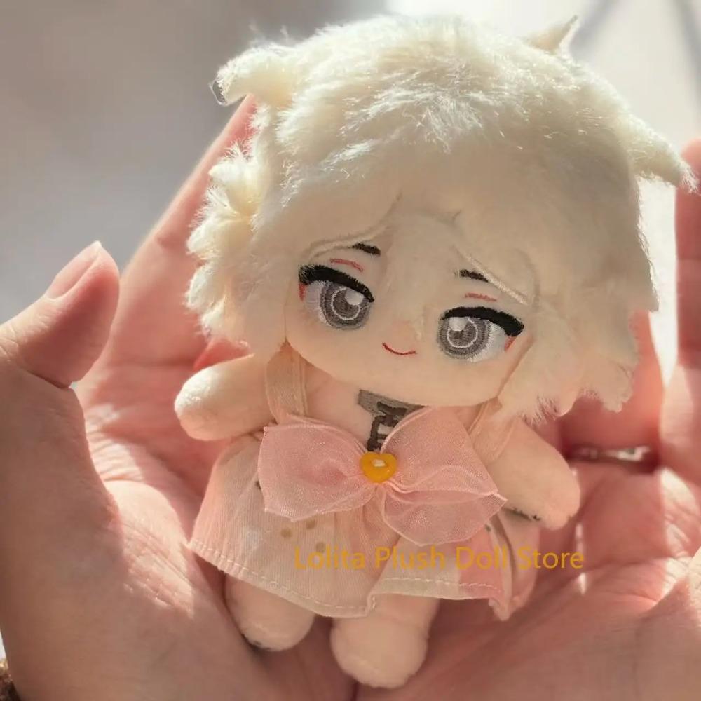10cm Danganronpa Nagito Komaeda Anime Soft Kawayi Cotton Body Plush Doll Pillow Dress up Stuffed Toy Plushie Gift