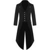 2023 Men's Steampunk Gothic Overcoat Trench Jacket Retro Formal BC7928