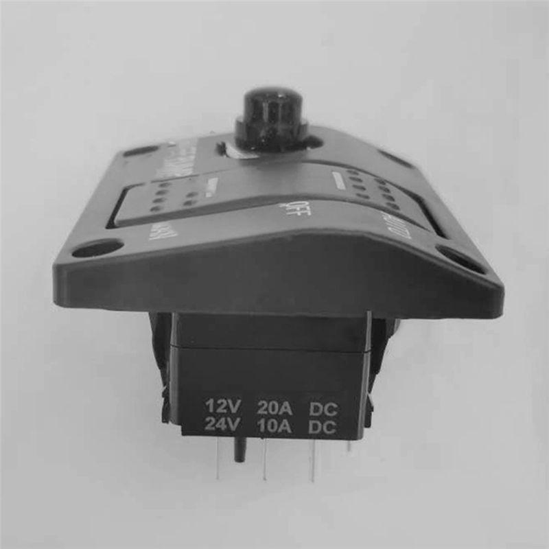 1 PCS Bilge Pump Control Switch Automatic Pump Marine Panel Switch 3-WAY Switch Panel For Bilge Pump