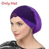 Ladies Lace Cross Headscarf Cap With Soft Lightweight Fabric For Casual Wear