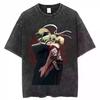 Alchemist T-shirt For Men’s Clothing Short Sleeve Tees Manga Graphic T Shirt Washed Oversized