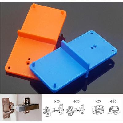 35/40mm Hinge Hole Drilling Guide Locator Hole Opener Template Door Cabinets DIY Woodworking Punch Hinge Drill Hole Tool