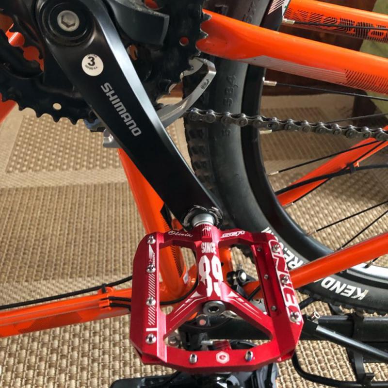 ENLEE MTB Road Bike Ultralight Sealed Pedals CNC Cycling Part Alloy DH XC Hollow Anti-slip Bearings Du System Mountain 12mm Axle