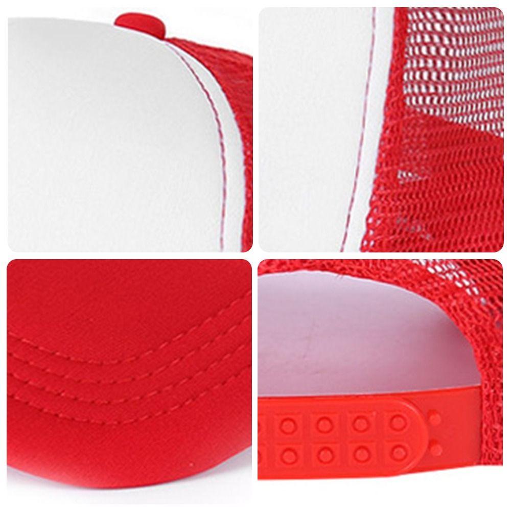 Breathable Baseball Cap Spong Mesh Peaked Cap Fashion Sunscreen Hat  Summer
