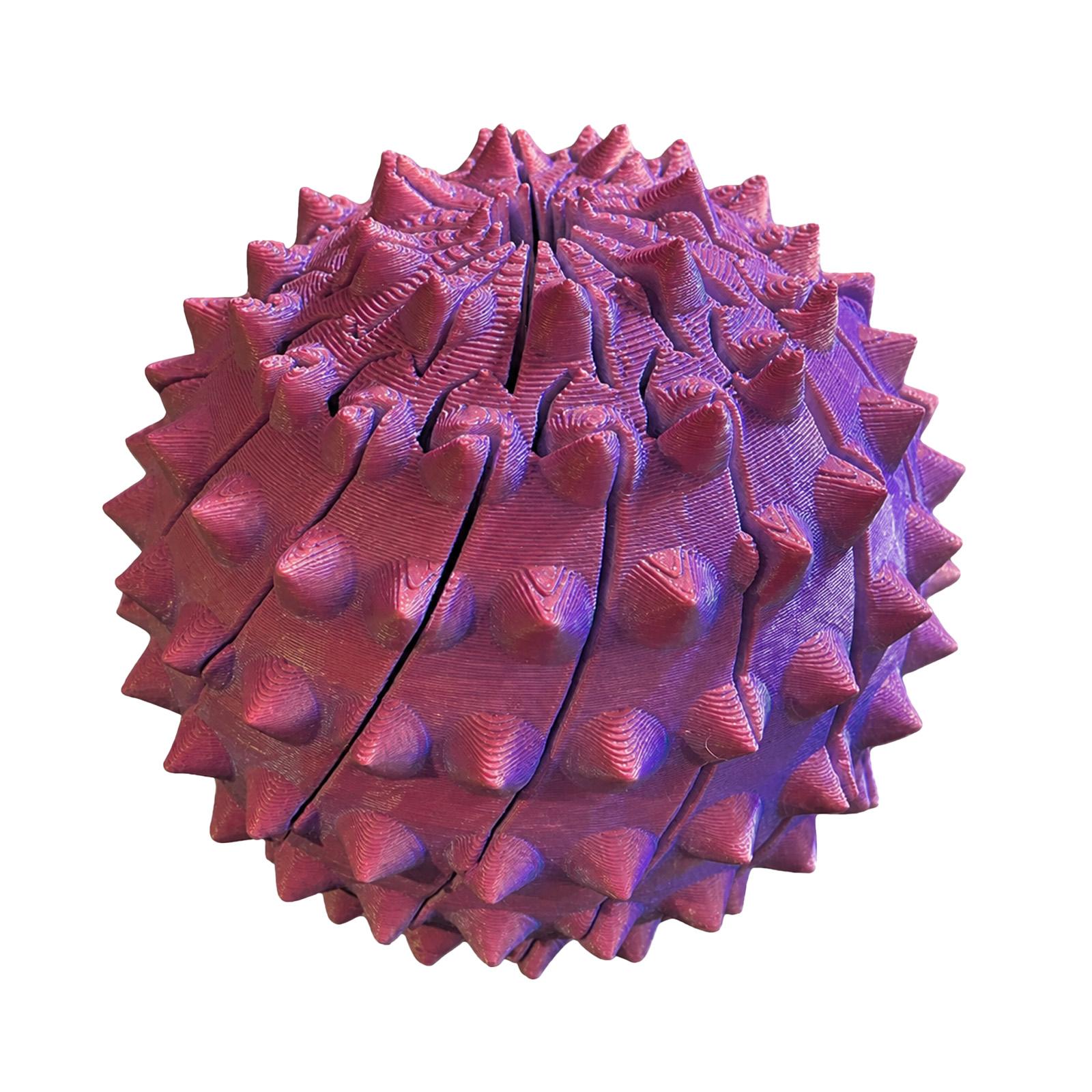 3D Printed Spiky Stress Ball, Sensory Toy, Puzzle for Adults One Size