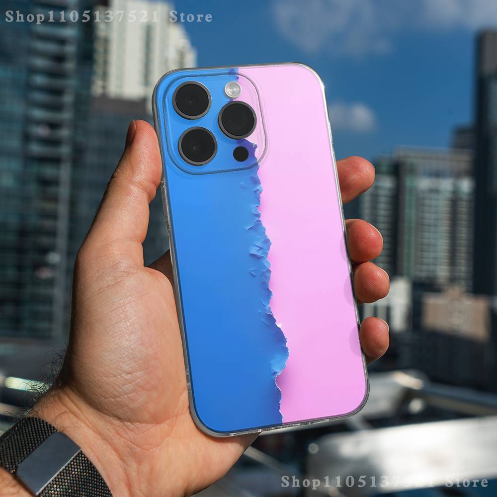 

3D Skin Wrap pattern Phone Case For iPhone 17,16,15,14,13,12,11 Pro,Max,Plus,X,XS,XR,SE4,E Mini Transparent Soft Cover iPhone14PROMAX