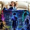 Bluelock Print Flannel Blanket High Quality Warm Comfortable Cover for All Seasons Perfect for Gifts Home Decor