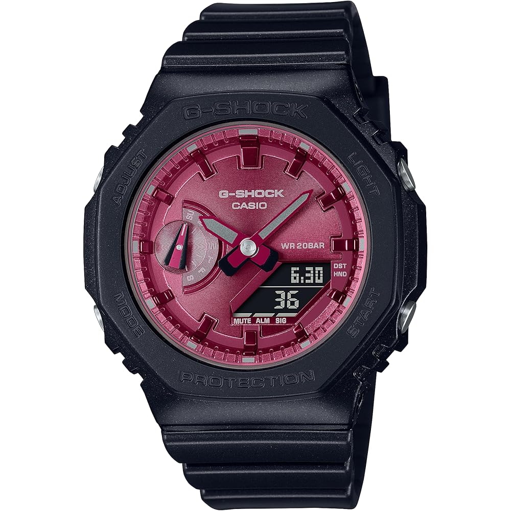 Casio G-Shock GMA-S2100RB-1A Boys Size Analog-Digital Watch Black