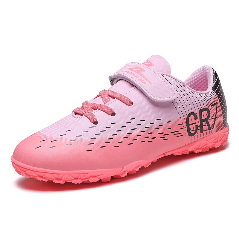 Chaussures de Football Cross New Falcon pour Enfants à Velcro, Crampons Longs Homme, Entraînement Femme, Compétition Pro Jeunesse