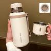 With Rope Sports Insulated Kettle Tea Water  Separation Thermos Bottle  Outdoor
