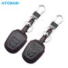 Leather Car Key Cover Bag For Toyota Corolla Camry Highlander Prius Rav4 Sequoia Tacoma Tundra Remote Fobs Shell Protector Cases