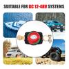12V-48V Battery Disconnect Switch Waterproof Battery Disconnect for Car Boat Marine RV Emergency Power Cut Off Master Switch