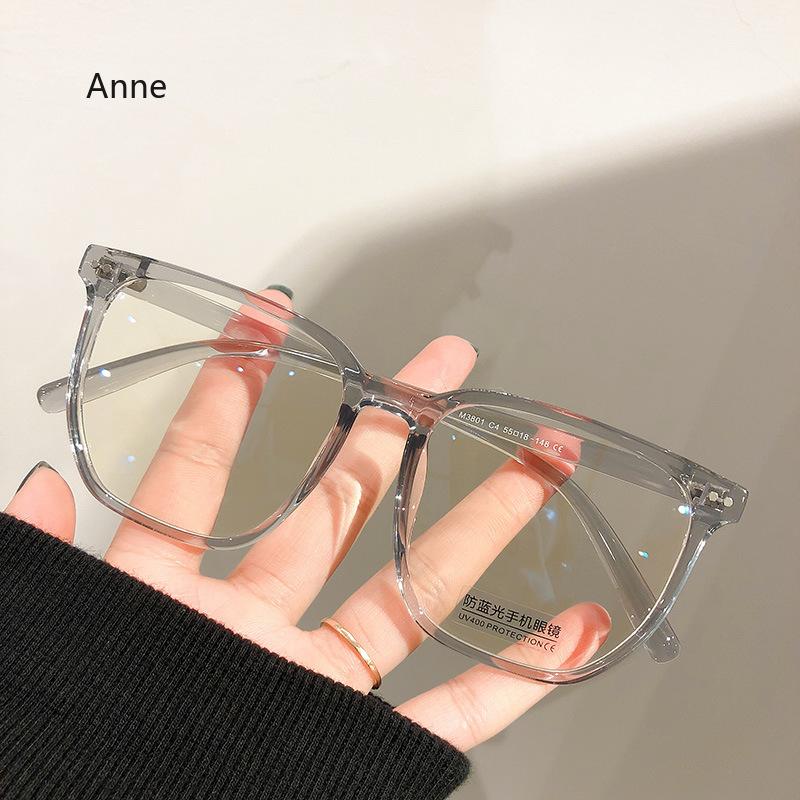

Large Frames Vintage Myopia Eyeglasses Male Female Blue Lightweight Blocking Short-sighted Glasses Oversized Prescription Diopter Eyewear -1.0