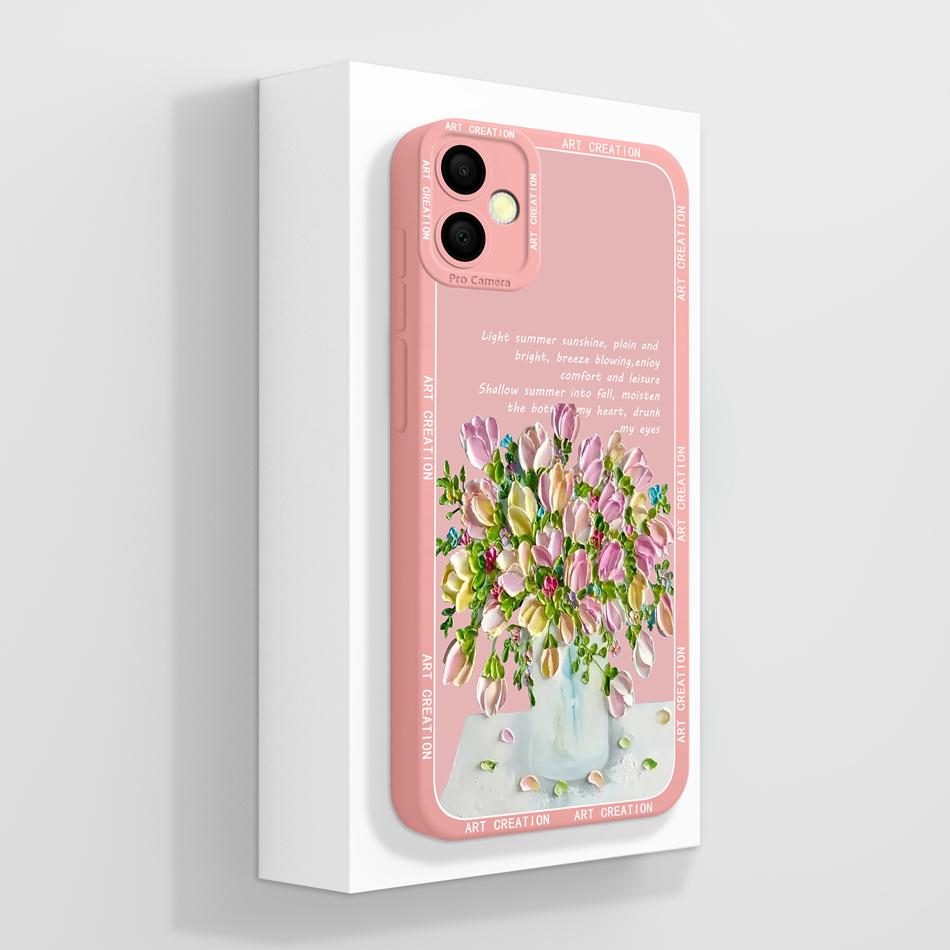 

For Samsung Galaxy A05 A05S Phone Cases Fashion Full Protection Anti Choc Soft Liquid Silicone Back Cover For SamsungA05 A 05 Samsung Galaxy A05S