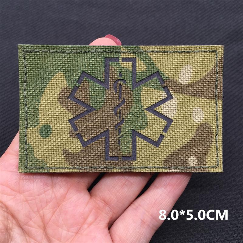 3D Multicam Nationalflaggen Aufnäher Ir Reflektierende Aufnäher Auf Kleidung Taktische Abzeichen Klettverschluss Lasergeschnittene Zubehörteile Diy Zubehör