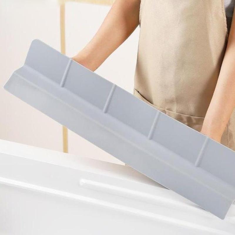 Multiple Purpose Elastomer Water Dam Guard Flexible Seal Ribbon For Kitchen Bathroom Sink Unequipped Required