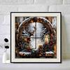 New Arrival 5D DIY Full Circle Diamond Painting "Christmas Elk" Embroidery Cross Stitch Home Decor Gift