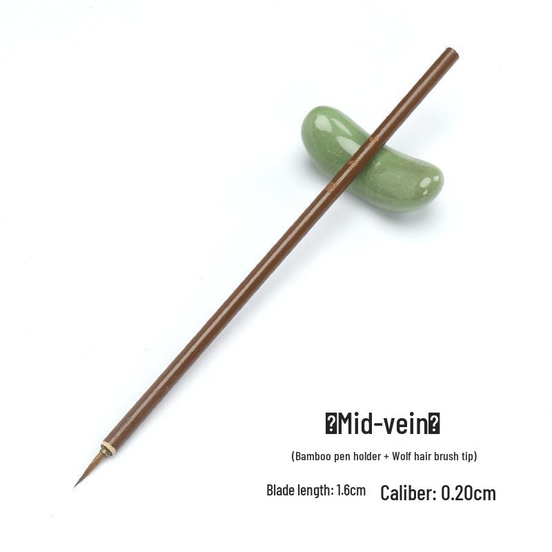 Calligraphy and Painting Brush: Fine Brush for Chinese Painting, Regular Script Calligraphy, and Detailed Artwork in Various Sizes.