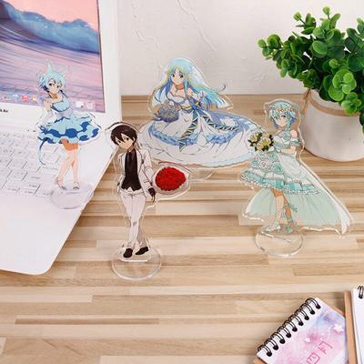 Love Thank You Sword Art Online SAO Kirito Kazuto Asuna Acrylic Stand Figure Model