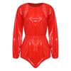 S-3XL Damen Wasserdichter Trikot-Body Langarm Elastische Taille Knopfleiste im Schritt Windelüberzug Adaptive Kleidung für besondere Bedürfnisse