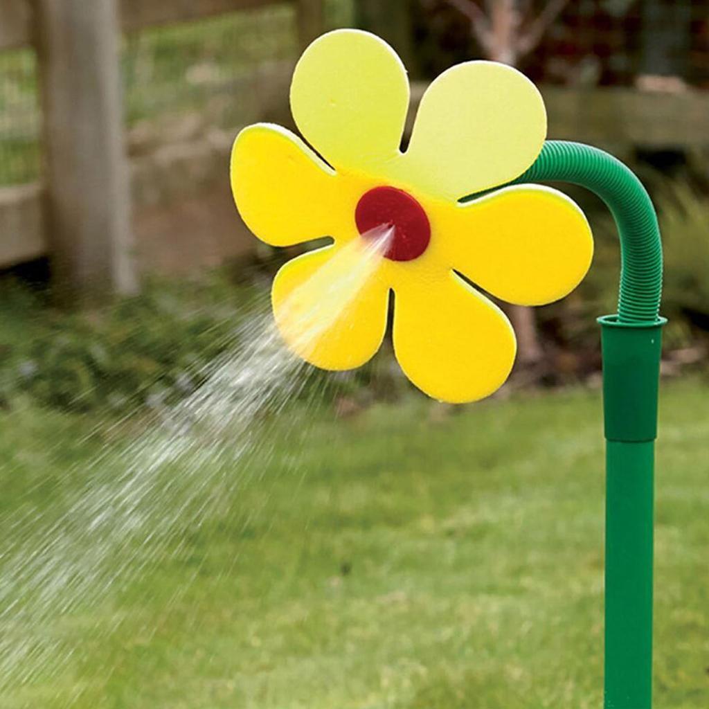 Watering Sprinkler Sunflower Sprinkler Watering Dance Sunflower Shaking Head Flower Dancing Sprinkler Plastic Material