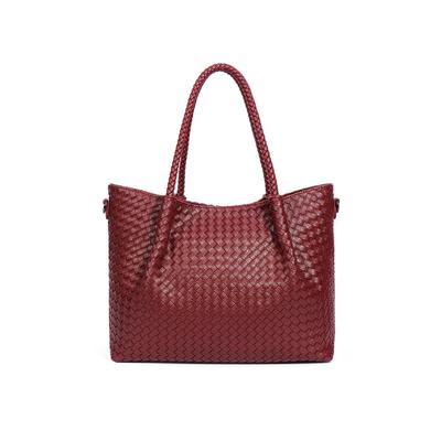 Modieuze Onderarmtas, Handgeweven Tas, Grote Handtas voor Boodschappen, Dames Pendel Single-shoulder Crossbody Tas