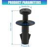 Rear Trunk Mount Clip 95129884 Pack, Push In Plastic Retainer for Cargo Area Repair, Spare Maintenance Use and Light Item Hanging Tasks