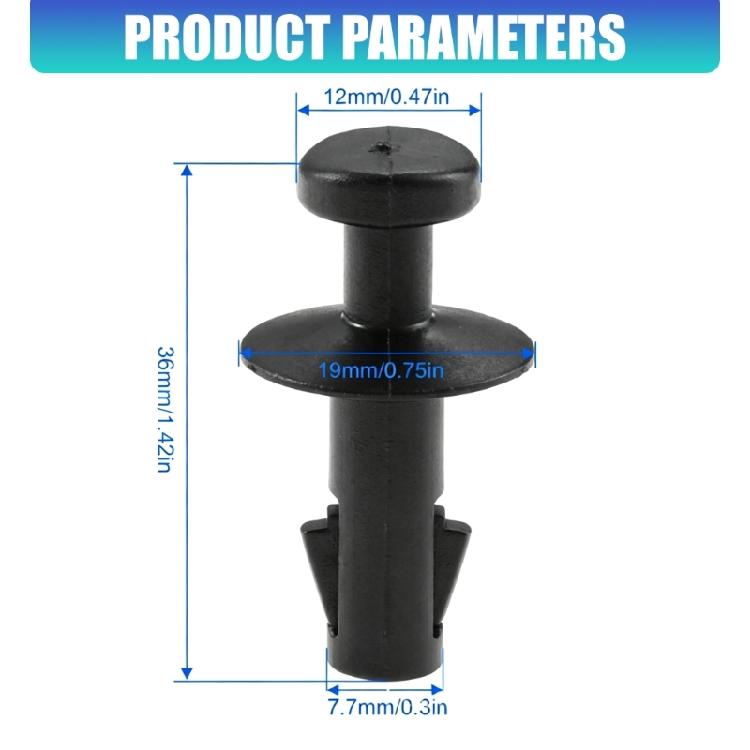 Rear Trunk Mount Clip 95129884 Pack, Push In Plastic Retainer for Cargo Area Repair, Spare Maintenance Use and Light Item Hanging Tasks