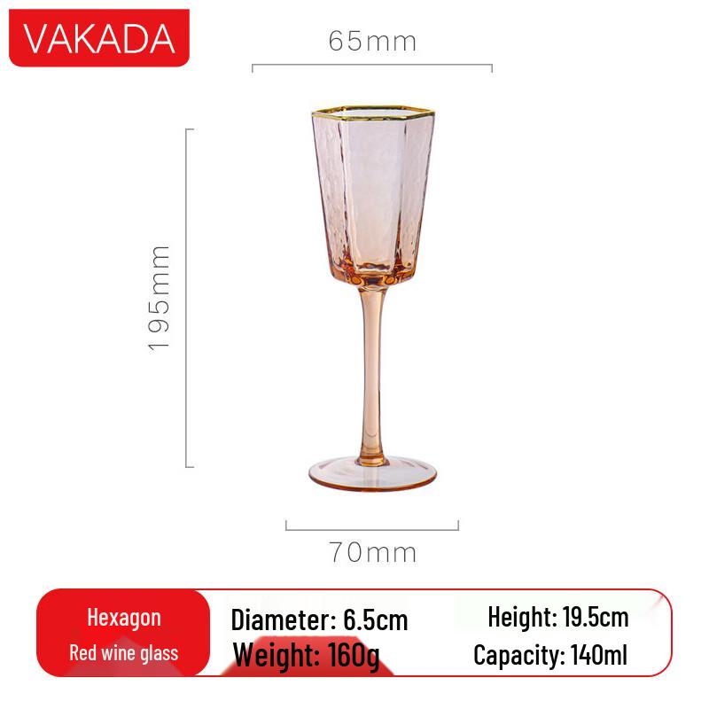VAKADA High Borosilicate Glass Wine Goblet