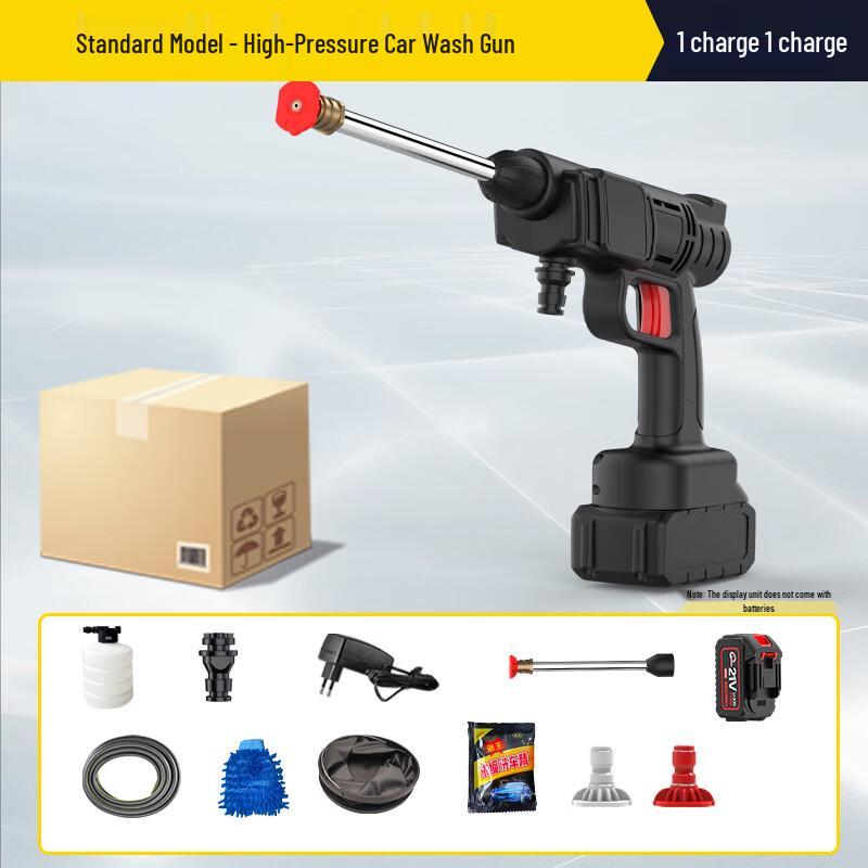 Портативная беспроводная мойка высокого давления Jinjiangshi, вилка CN (адаптер в комплекте)