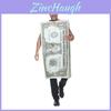 US-Währung Halloween-Outfit für Männer und Frauen mit Polyestermaterial für Cosplay-Veranstaltungen