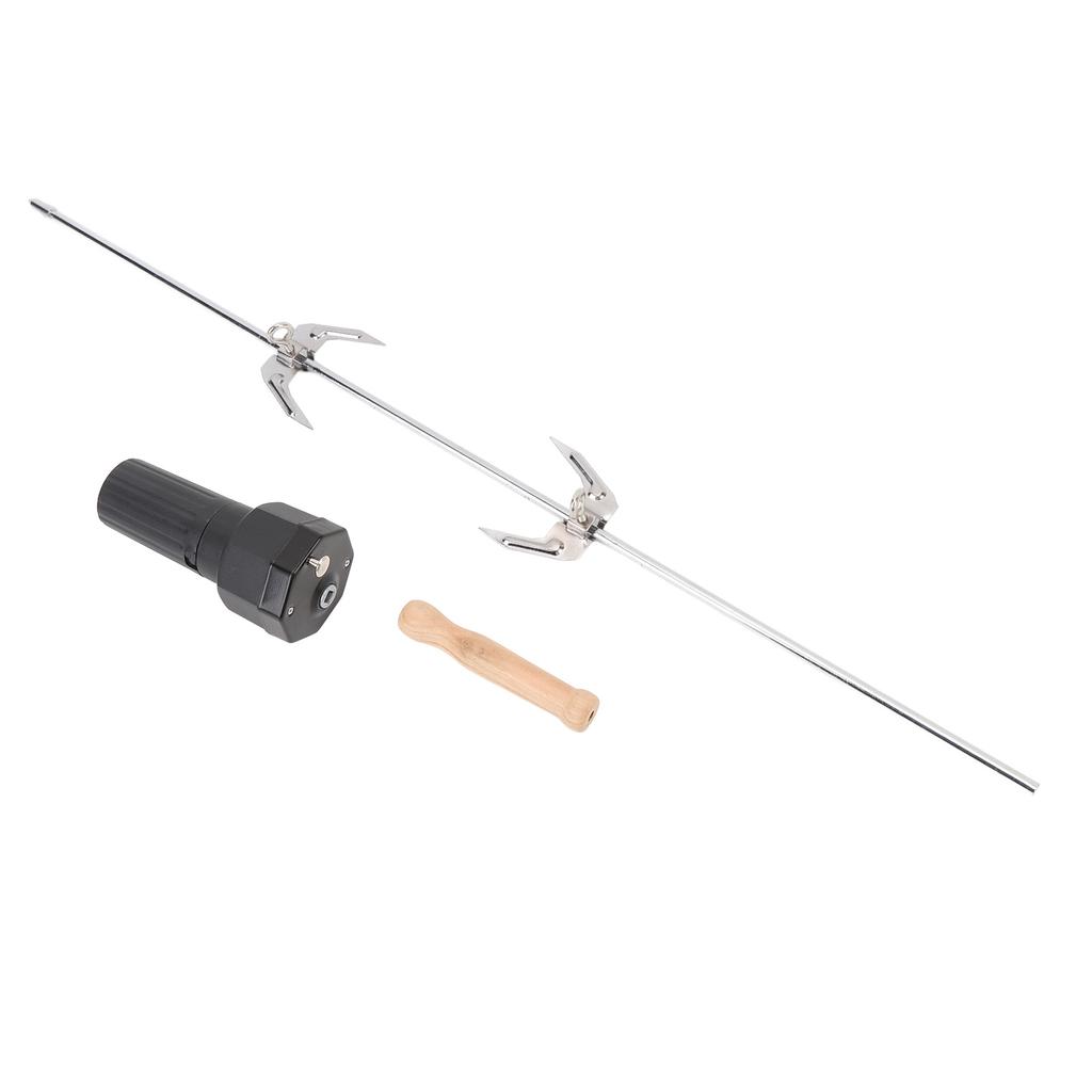 Kit Griglia Girevole con Motore Elettrico a Batteria Rotazione Automatica Kit Girevole Portatile