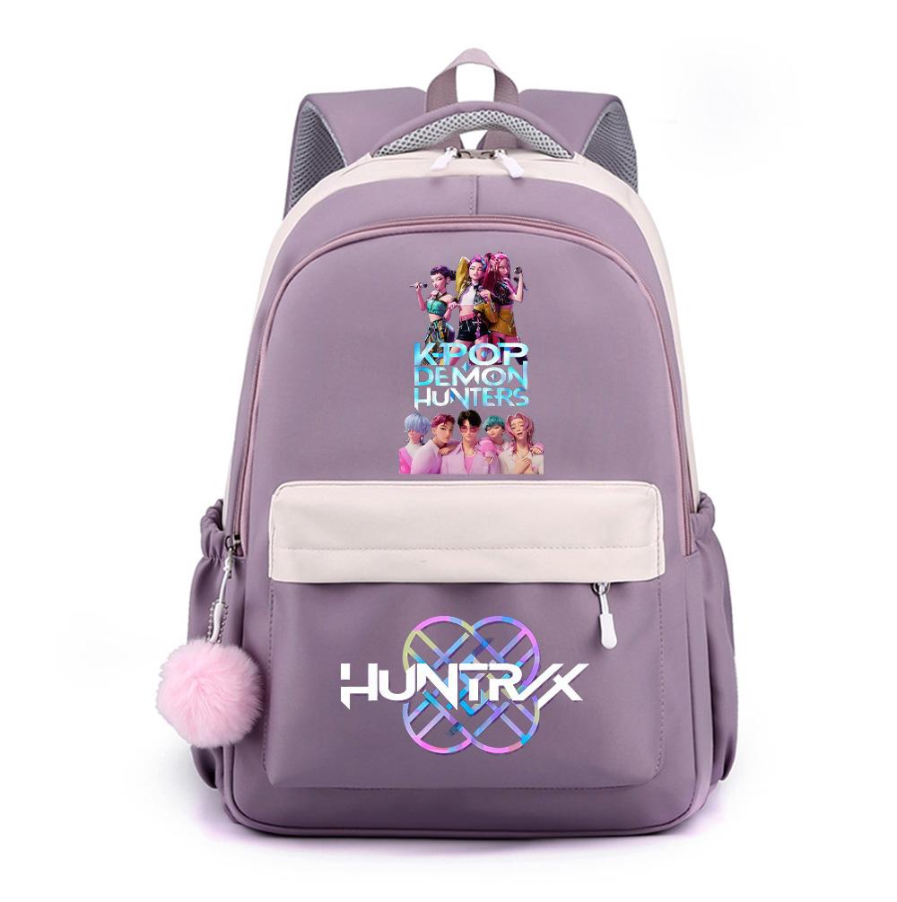 Niedlicher Cartoon K-Pop bedruckter Rucksack für Teenager Schüler Mädchen Junge Schultasche Buchtasche Kindergeschenk Damen Große Kapazität Wasserdichte Reisetasche Rucksack