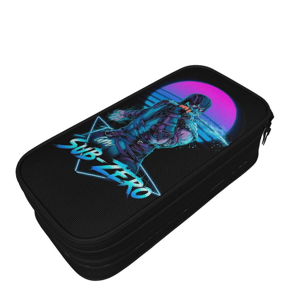 Sub-Zero MK Collection Gamers Mortal Kombat Pencil Case Fashion Bags Student Big Capacity Students School Cosmetic Pencilcases