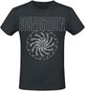 Unisex Cotton Tshirt Soundgarden Badmotorfinger Sun Logo Graphic Tee Grunge Rock Streetwear