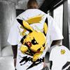 T-shirt Stampata Double-sided Pikachu Periferica Anime Pokémon Estate 2026 Maglietta Bambini Allenamento Outdoor e Fitness Abbigliamento Sportivo Uomo