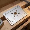 Metall-Frästisch-Einsatzplatte Bearbeitete Oberfläche Tischplatten-Lineal Lineale