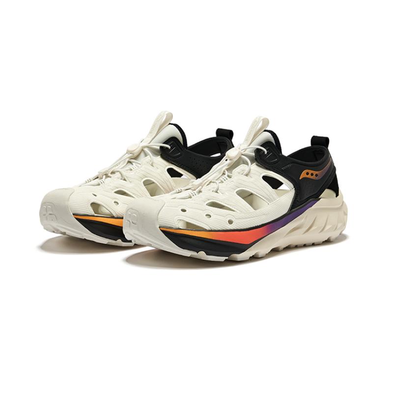 SAUCONY Cradle Low Top Running Shoes Unisex White Black Orange Saucony S28904-4