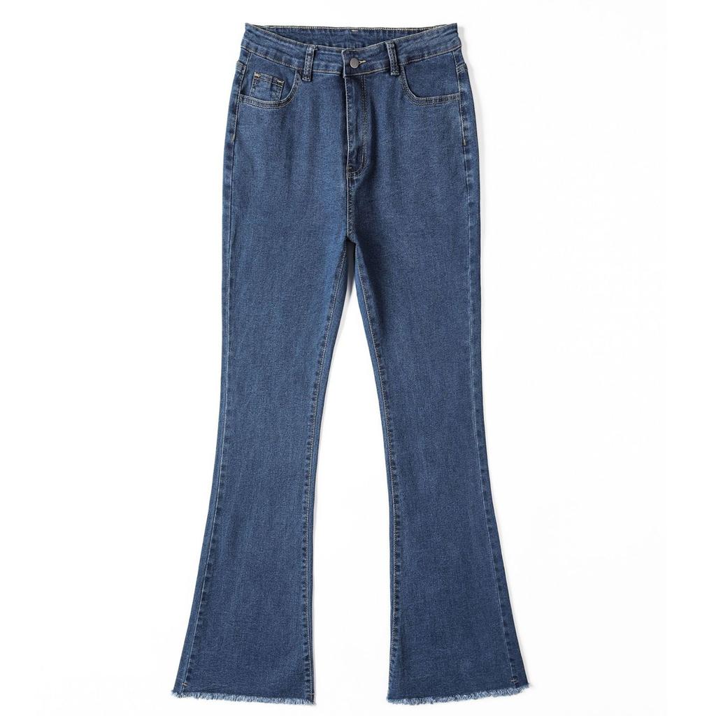 Women's Fashion Tight Flare Sexy Hip Lift Wide Leg Jeans