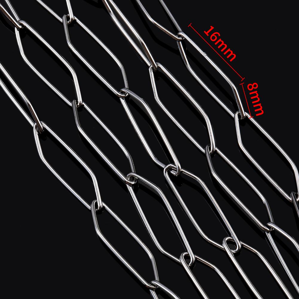 1meter Stainless Steel Gold Plated Link Chains Bulk for DIY Men Hip Hop Jewelry Making Necklace Bracelet Bag Chain Multi Styles