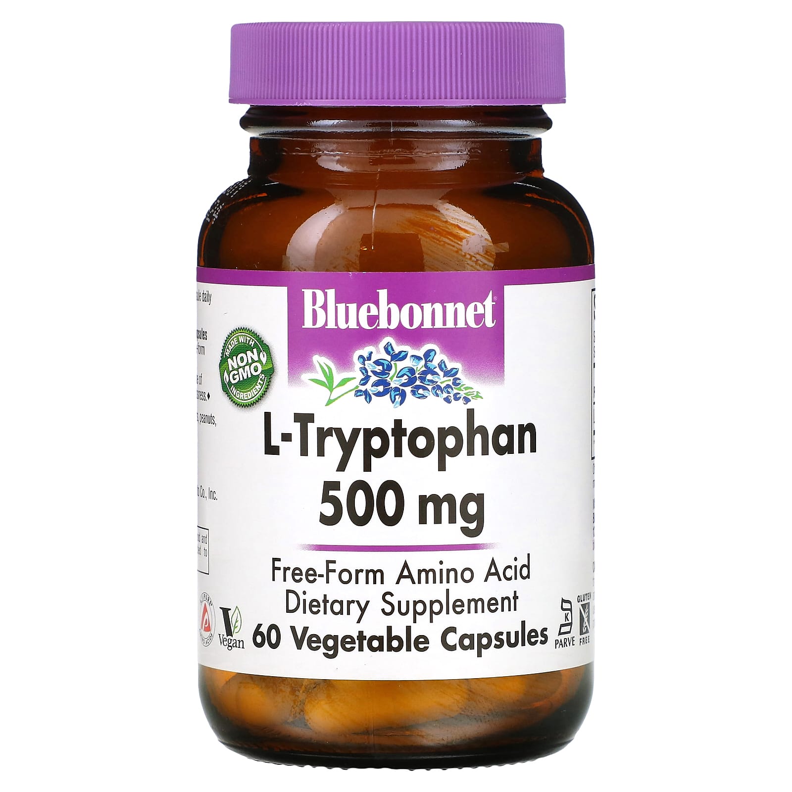 

L-Tryptophan, 500Mg, 60 Veggie Capsules
