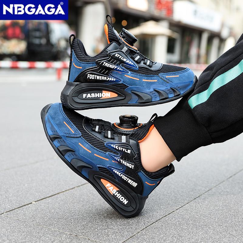 Breathable Lightweight Boys Running Shoes Summer Outdoor Mesh Sneakers for Children Casual Tennis Sports Footwear 5-16 Years