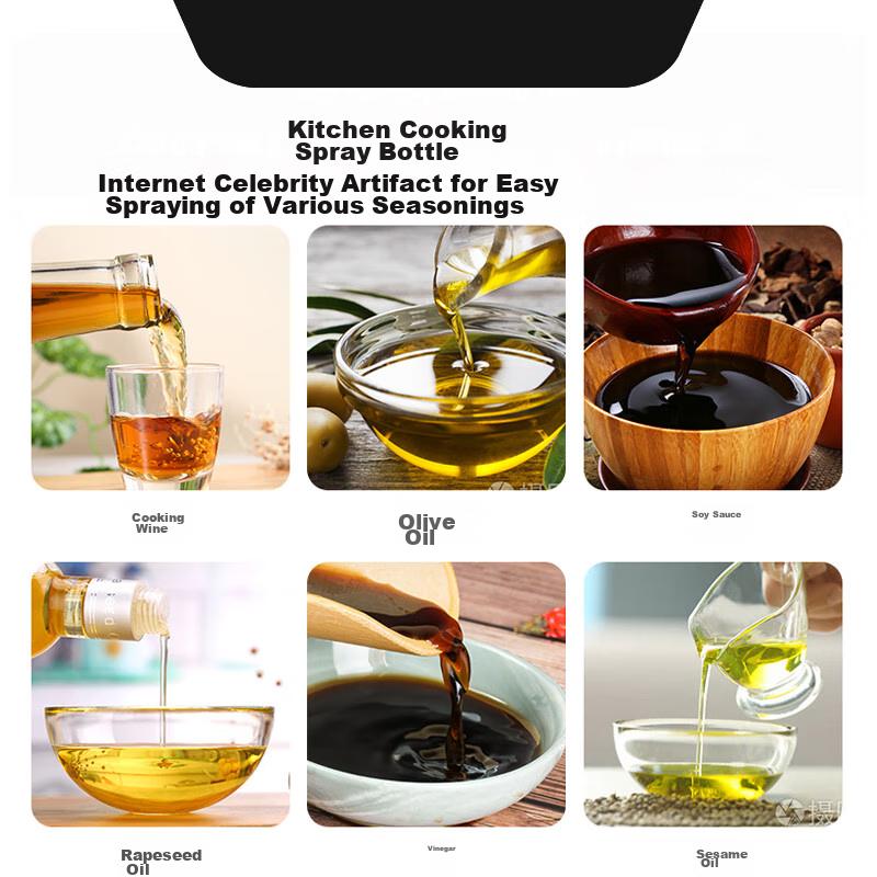 FLAIROSOL Spray Bottle, Dutch Patented Atomizing Oil Sprayer, Air Fryer, Home Kitchen Glass Spray Bottle, Olive Oil Bottle