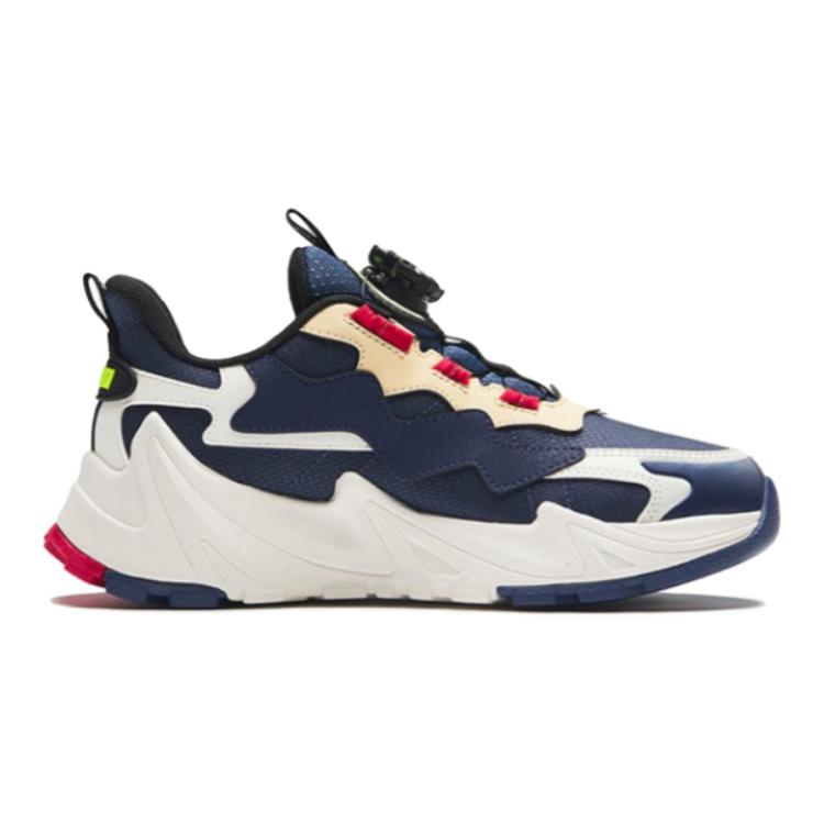 Anta Comfortable Versatile Non-Slip Wear-Resistant Low-Top Casual Shoes Kids Casual Shoes Blue A312348811H-4