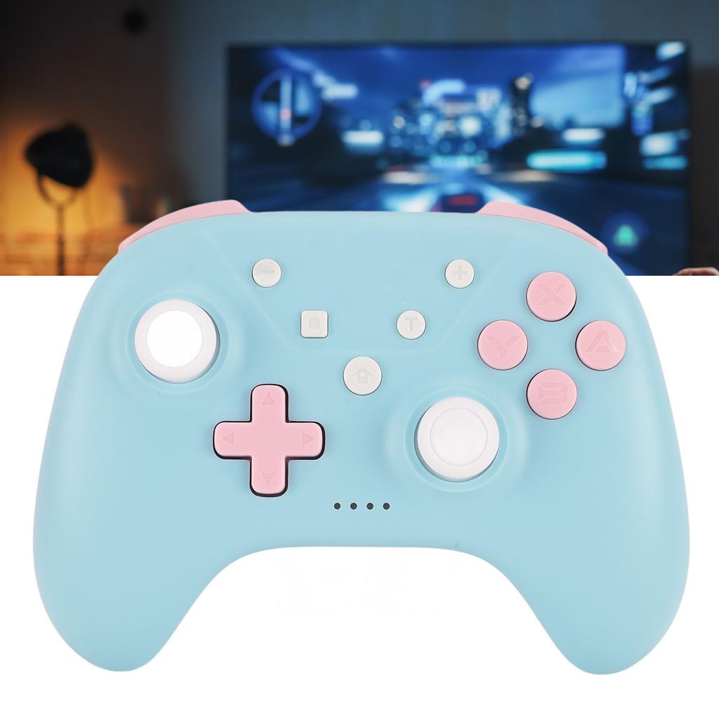 Controlador de Jogo Giroscópio de 6 Eixos Embutido Motor Assimétrico Suporta Função de Rajada Função de Despertar com Um Botão Gamepad Sem Fio