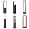 Outdoor Square Waterproof Lawn Pillar Light